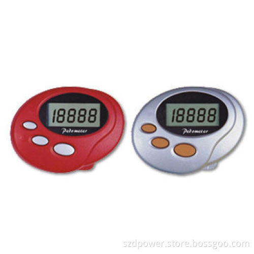 Multifunctional Pedometers with Clock and Calorie Meter, Available in White